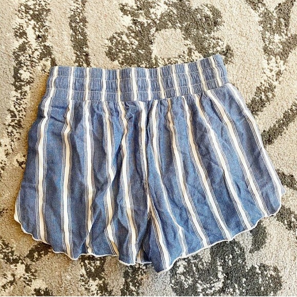 Light blue and white striped shorts - Picture 4 of 4
